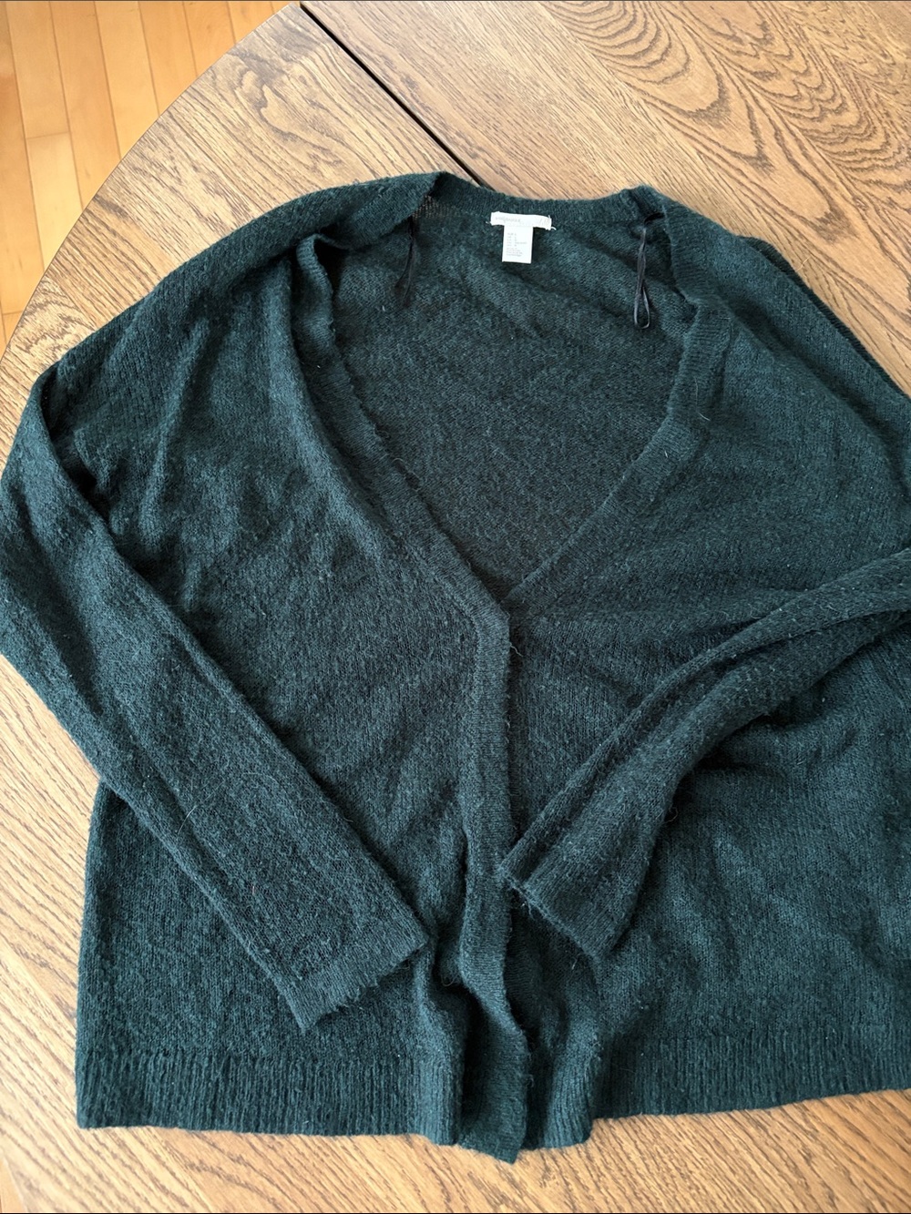 H&M Dark Green Women's Cardigan Sweater - Loose & Light